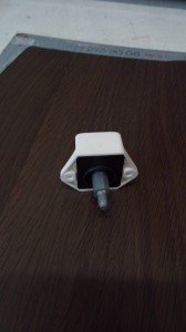 Zamek mini push-lock biały