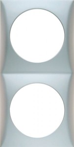 RAMKA  PODWÓJNA CHROM