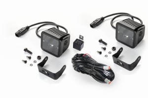 Reflektor dodatkowy Hella Black Magic- Zestawy lamp Cube 2szt 3,2” daleki zasięg