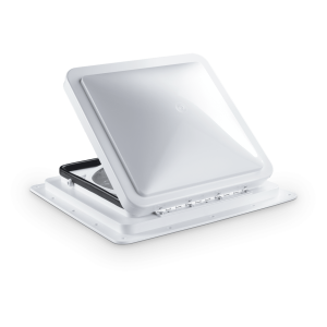 Okno dachowe FanTastic Vent Dometic  z wbudowanym wentylatorem, 400 x 400 mm (mleczne)