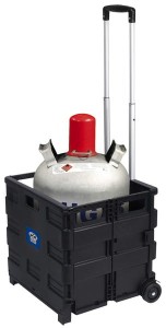 Wózek transportowy  Carbest ze składanym pudełkiem 35l