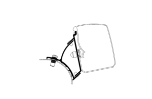 Adapter THULE do markizy ściennej Omnistor 3200 VW T5/T6 Minivan