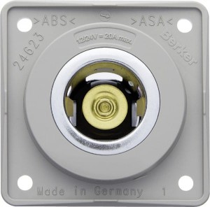 GNIAZDKO 12V BERKER antracyt mat