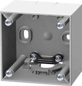Berker - obudowa głęboka z uchwytem kablowym pojedyncza, kolor szary