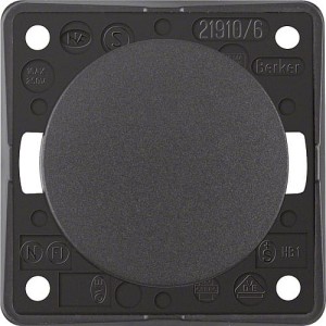 PRZEŁĄCZNIK POJEDYNCZY, KOLOR ANTRACYT