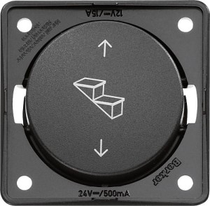 WŁACZNIK STOPNIA CHROM MAT