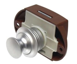 ZAMEK Pusch LOCK srebrny